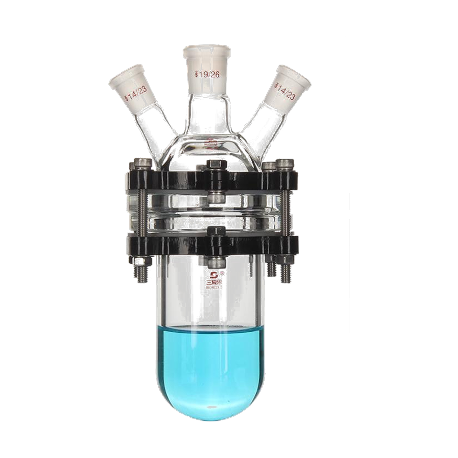 150 mL single-layer glass open reactor with three-neck ground joints